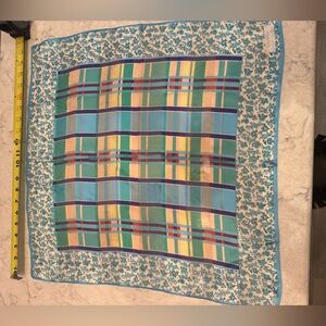Like new Lauren Ralph Lauren Plaid and Floral Scarf